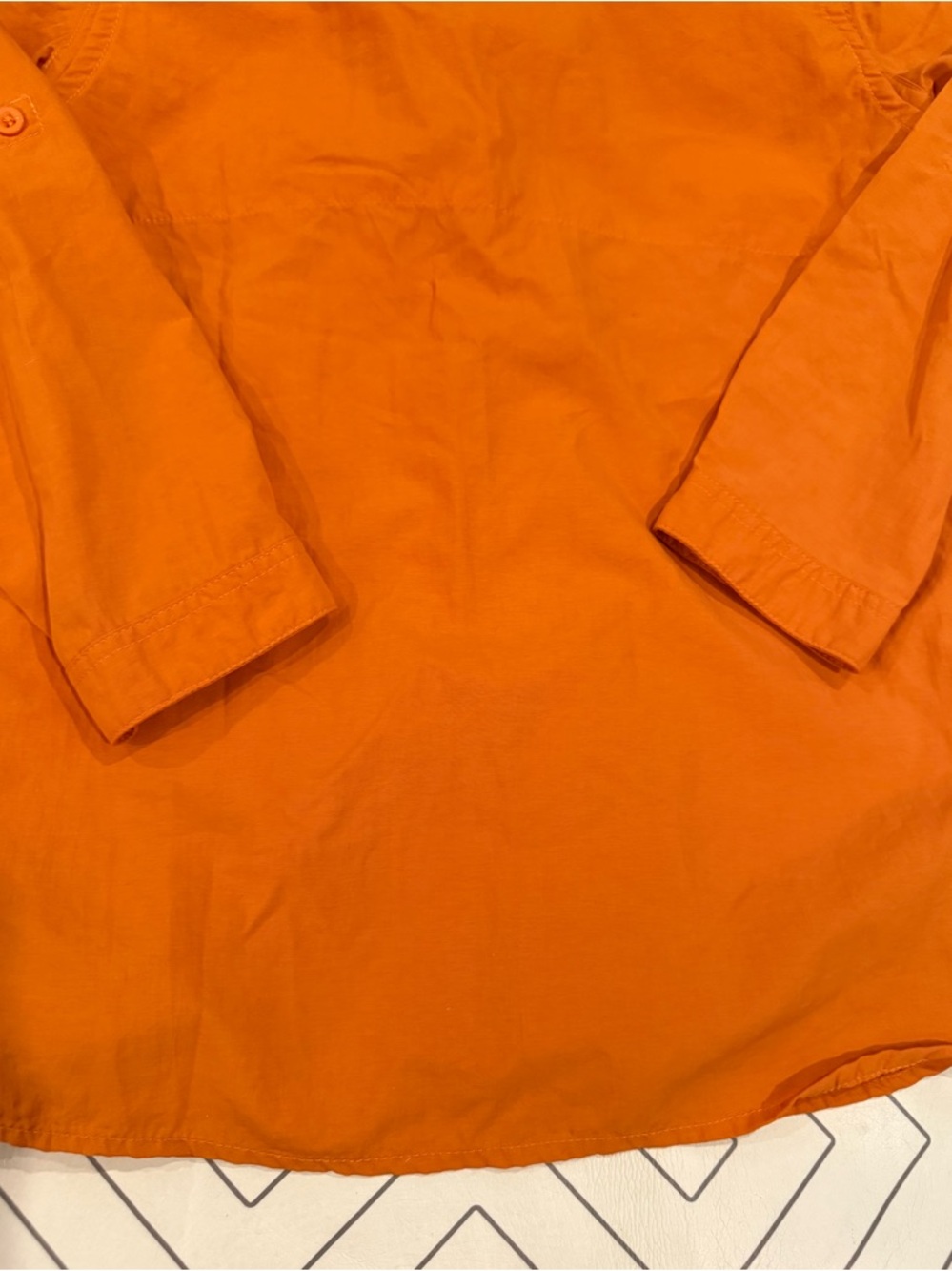 Blue Quail Burnt Orange Ranch Button Down - Picture 9 of 14